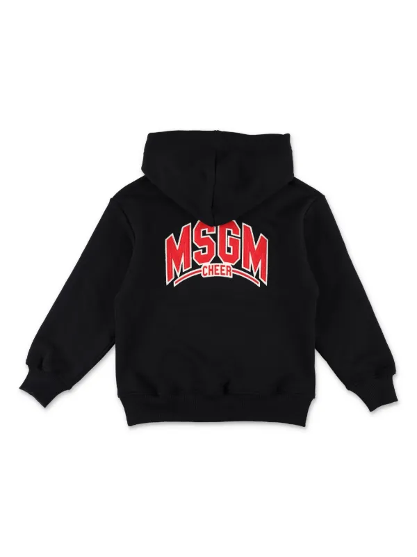 MSGM Kids ロゴ パーカー | ブラック | FARFETCH JP