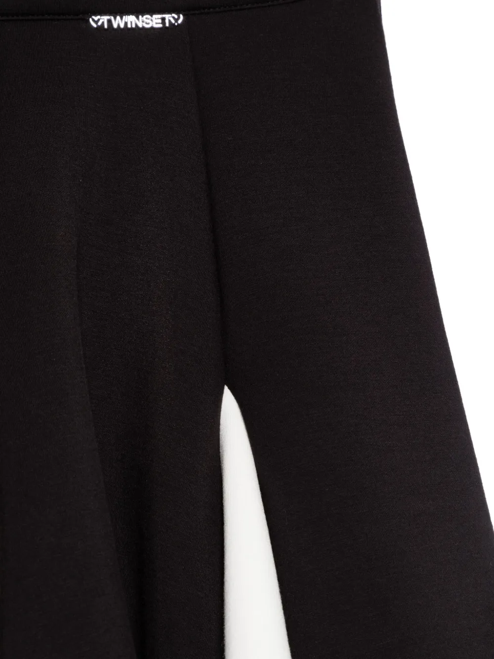 TWINSET Kids Tweekleurige scuba rok Zwart