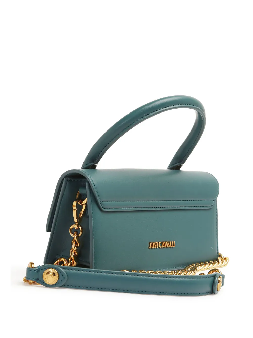 Just Cavalli logo-appliqué tote bag - Groen