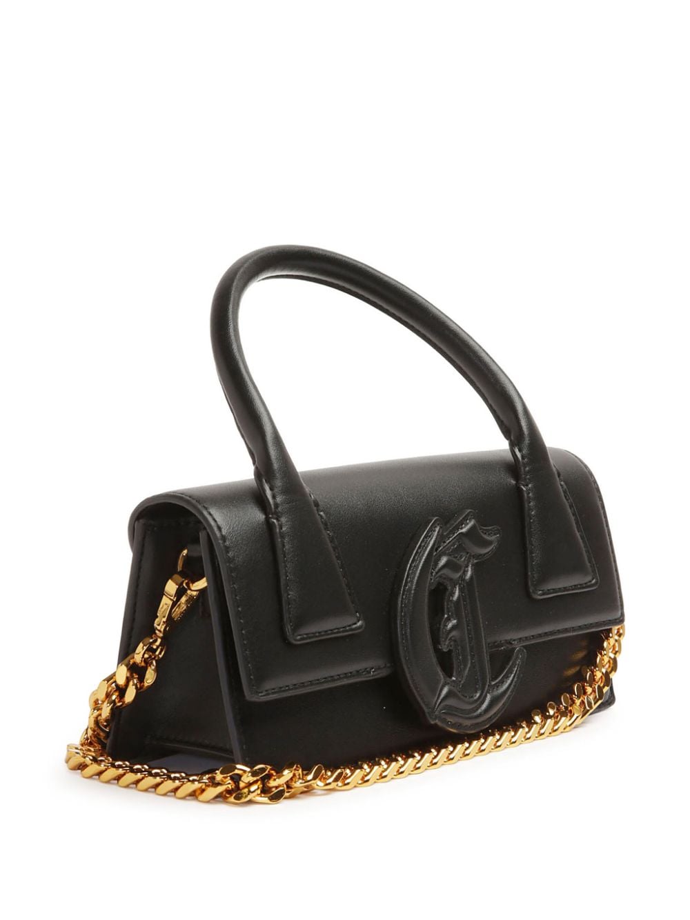 Shop Just Cavalli Logo-appliqué Tote Bag In Black