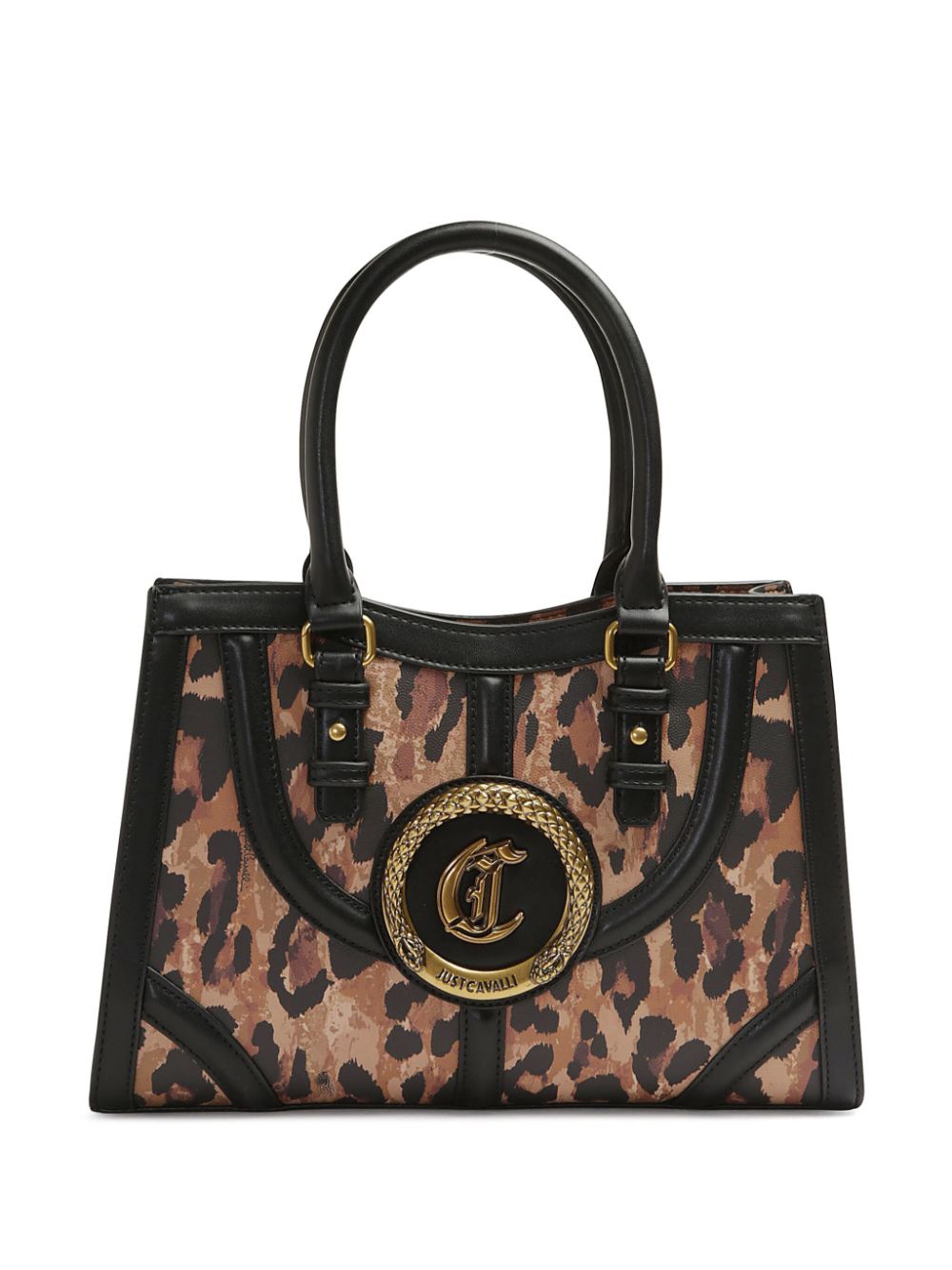 Just Cavalli Leopard-print Tote Bag In Neutrals