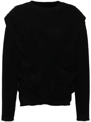 Andersson Bell★HARNESS CREW-NECK SWEATER★Wool + Cashmere Andersson Bell☆HARNESS CREW-NECK SWEATER☆Wool + Cashmere