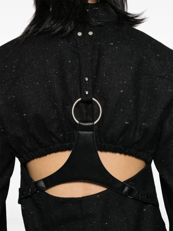 [ANDERSSON BELL]★24FW★NEP WOOL CUT-OUT HARNESS JACKET Andersson Bell Cut Out Harness Jacket | Black | FARFETCH