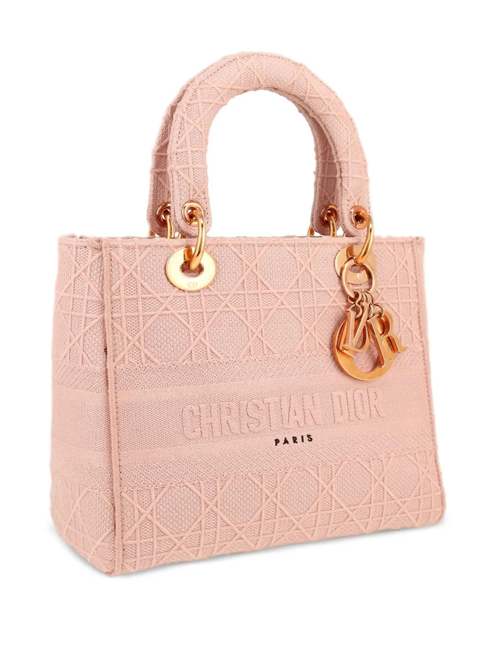 Christian Dior Pre Owned Sac Main Lady D Lite Ann Es Rose