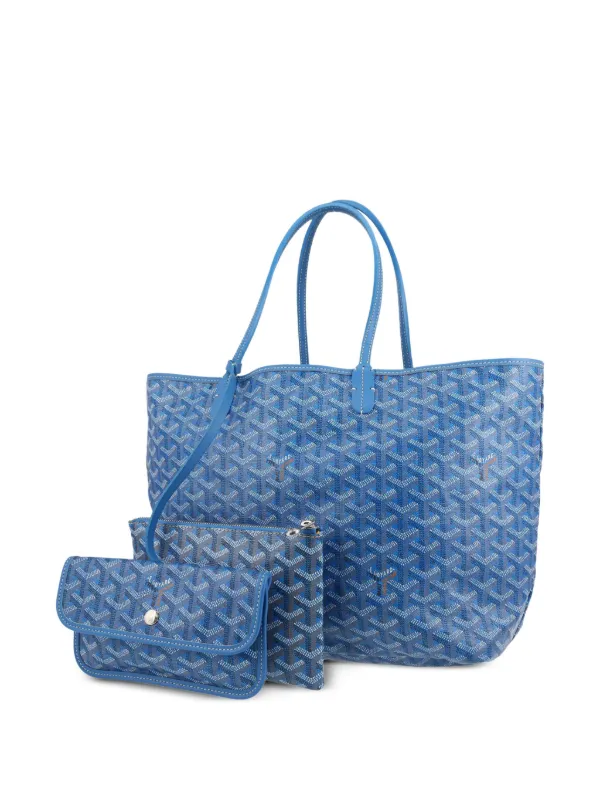 Goyard Pre Owned 2020s Saint Louis tote bag women Canvas Leather One Size Blue