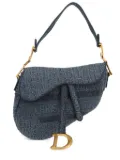 Christian Dior Pre-Owned 2020s Oblique Saddle shoulder bag - Blue