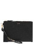 Lanvin leather clutch bag - Black