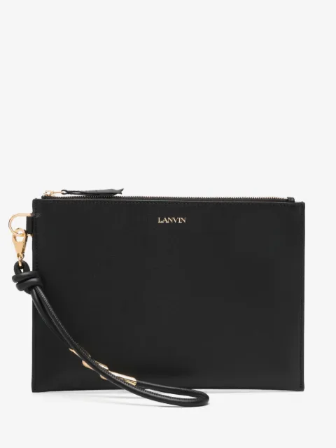 Lanvin leather clutch bag