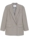 Filippa K double-breasted flannel blazer - Grey
