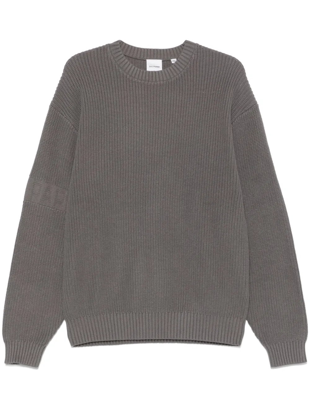 Daily Paper fisherman's-knit sweater - Grey
