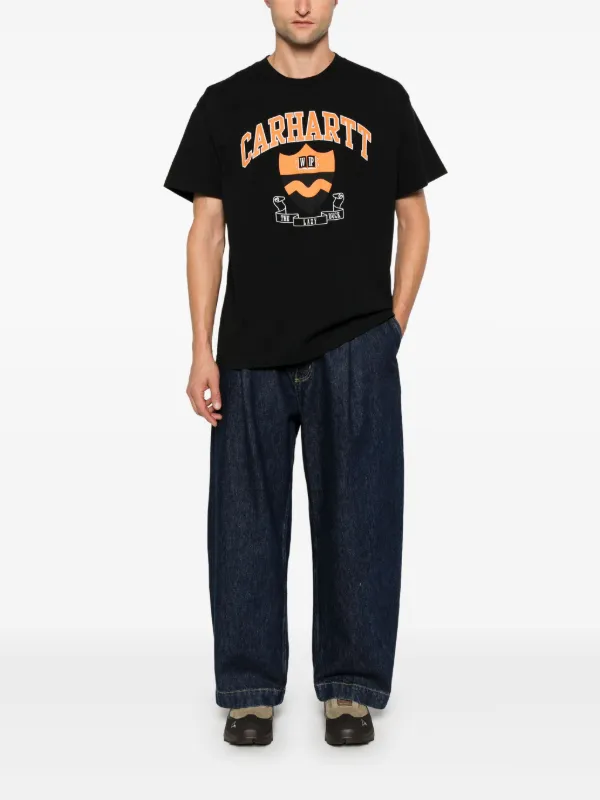 Tシャツ・カットソー Carhartt Wip S S Lazy Duck Academy T-Shirt Black Carhartt WIP Lazy Duck Academy T-shirt | Black | FARFETCH