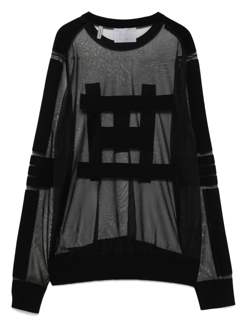 Helmut Lang H Astro top - Zwart