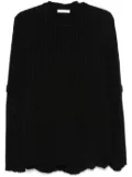 Helmut Lang ribbed-knit sweater - Black