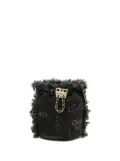CHANEL Pre-Owned 2021 Mini Denim Mood with Chain bucket bag - Grey