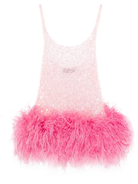 Loulou sequinned tank top