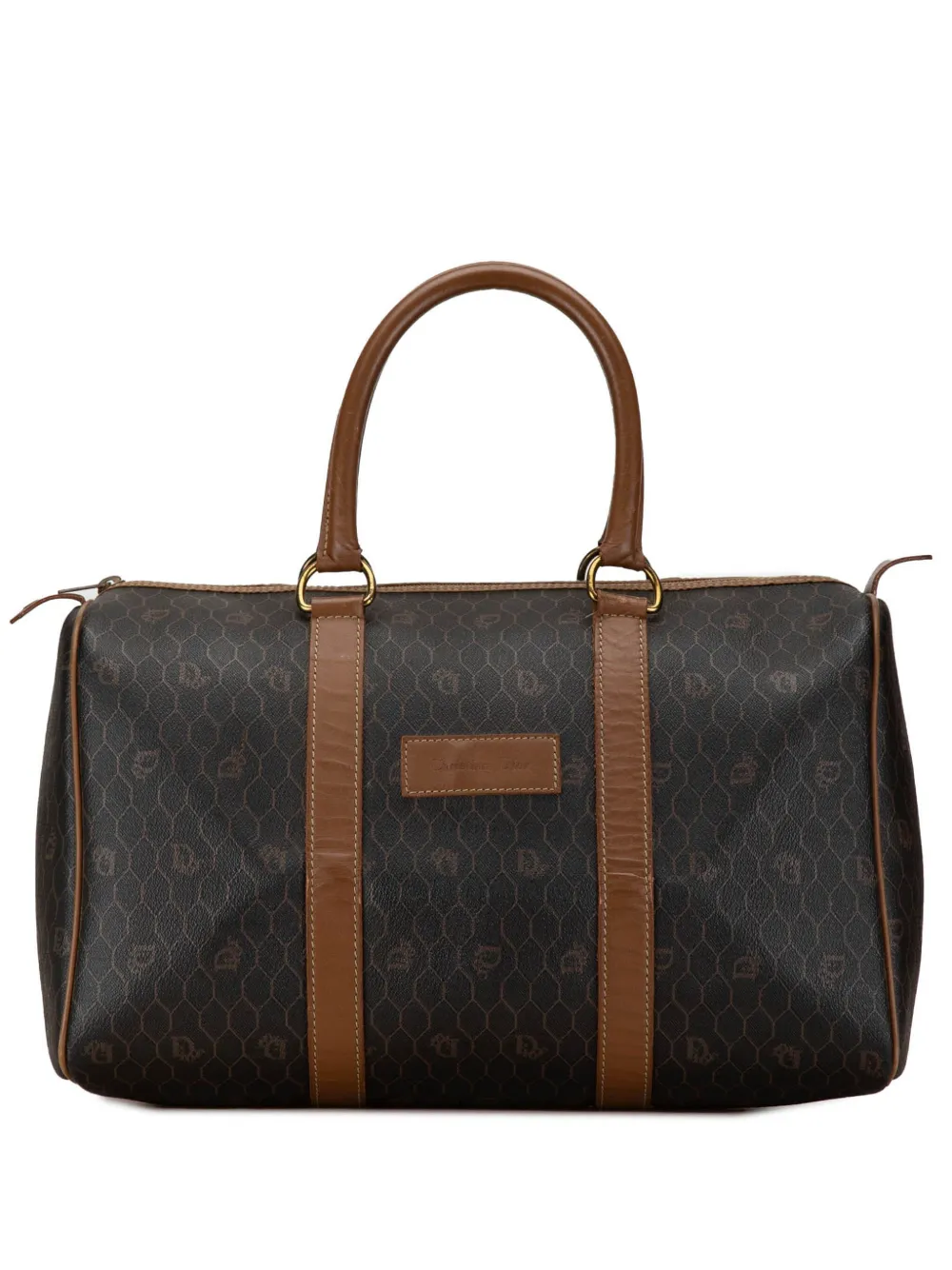 Christian Dior Pre-Owned 20th Century Honeycomb ボストン バッグ - ブラック Christian Dior Pre-Owned 20th Century Honeycomb ボストン バッグ - ブラック