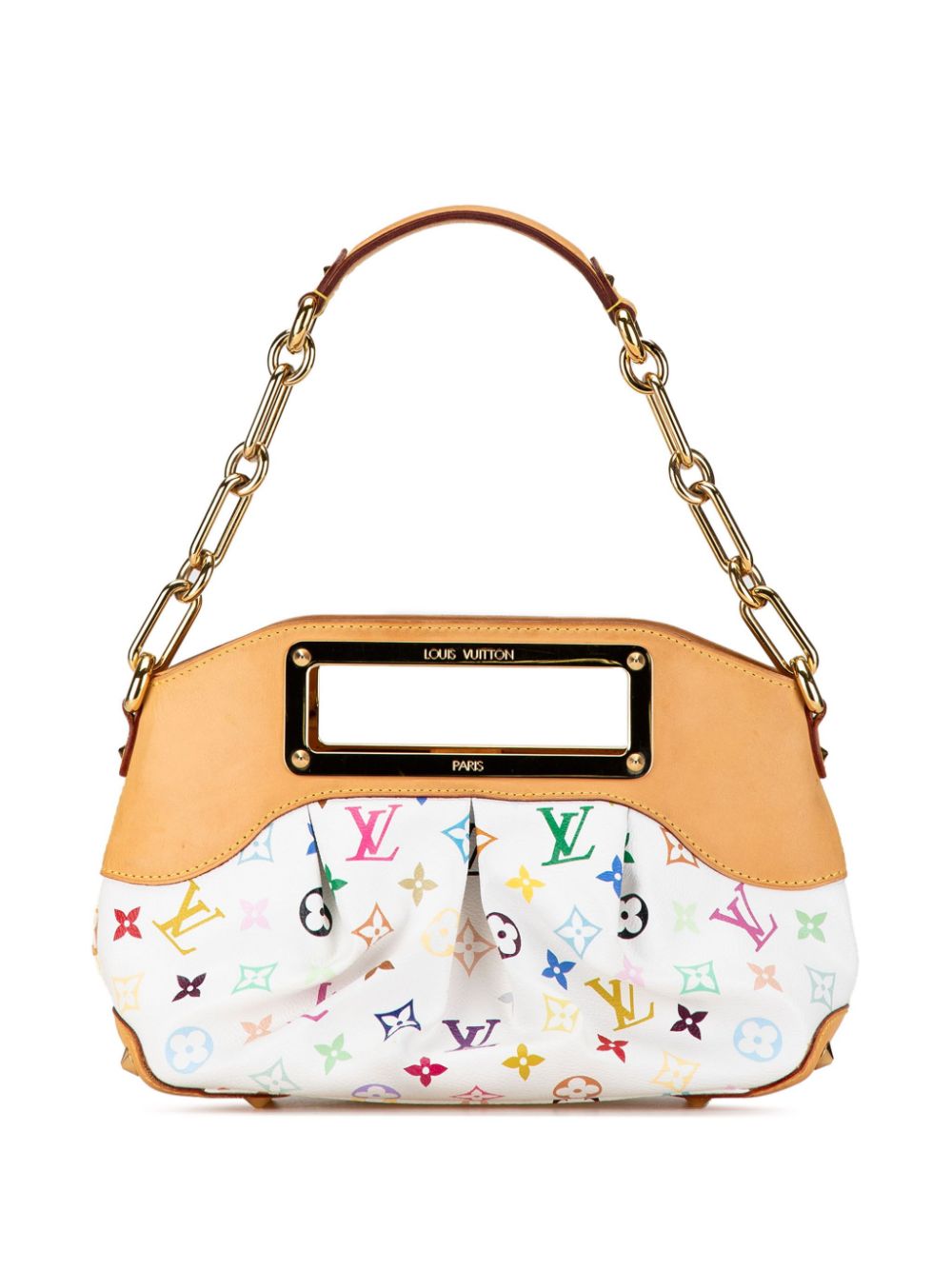 Louis Vuitton Pre-Owned 2009 Monogram Multicolore Judy PM boekentas - Wit