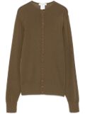 LEMAIRE wool cardigan - Brown