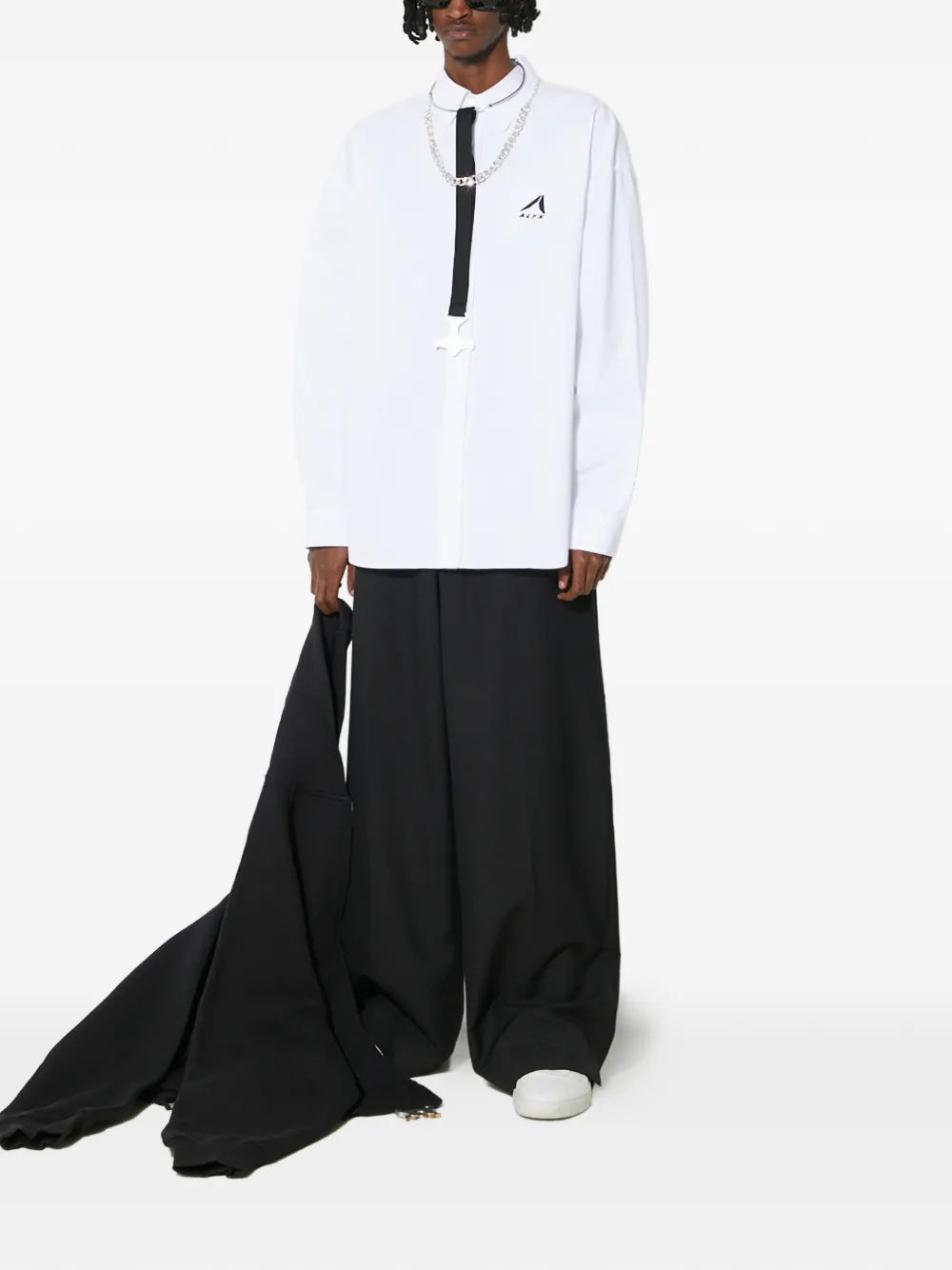 1017 ALYX 9SM embroidery shirt - Wit