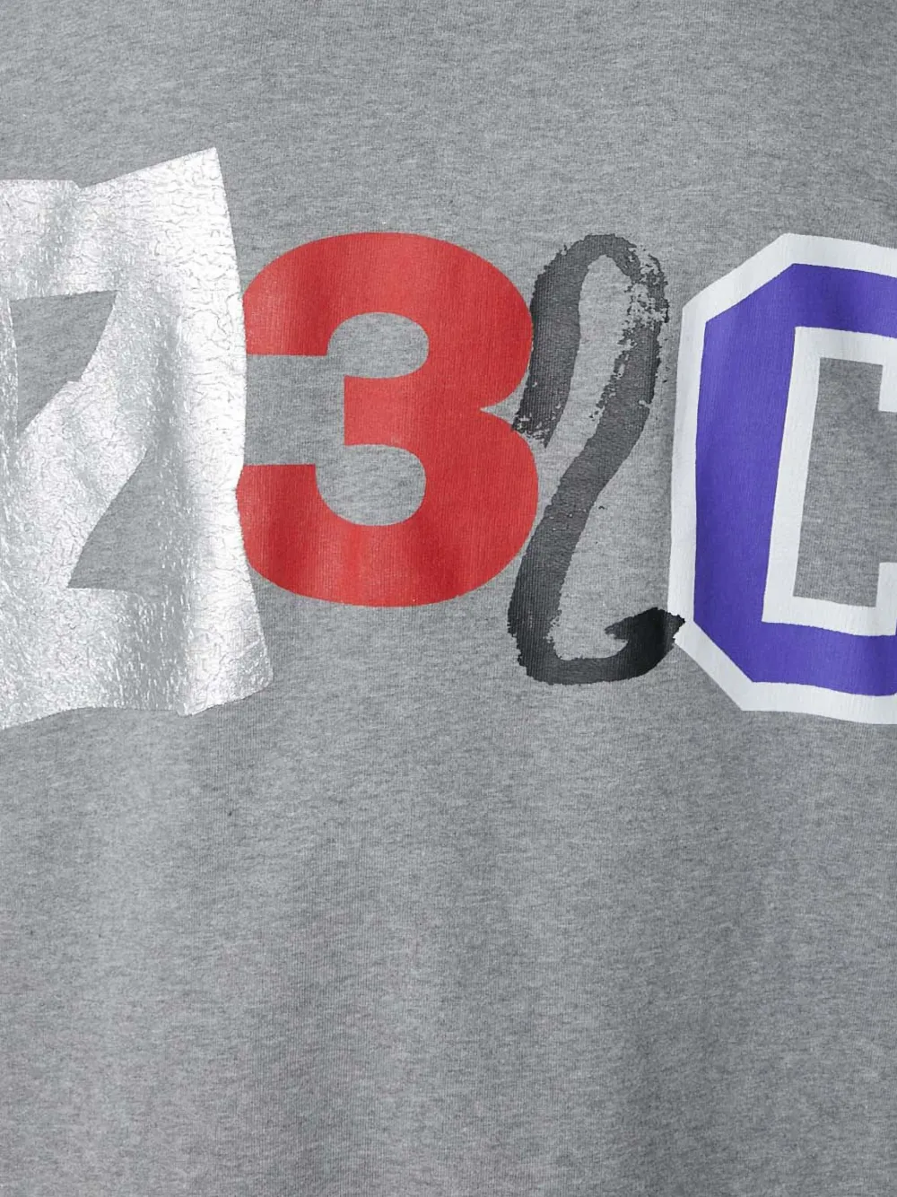032c logo-print long-sleeves sweatshirt Grijs