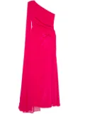 Roland Mouret asymmetric silk gown - Pink