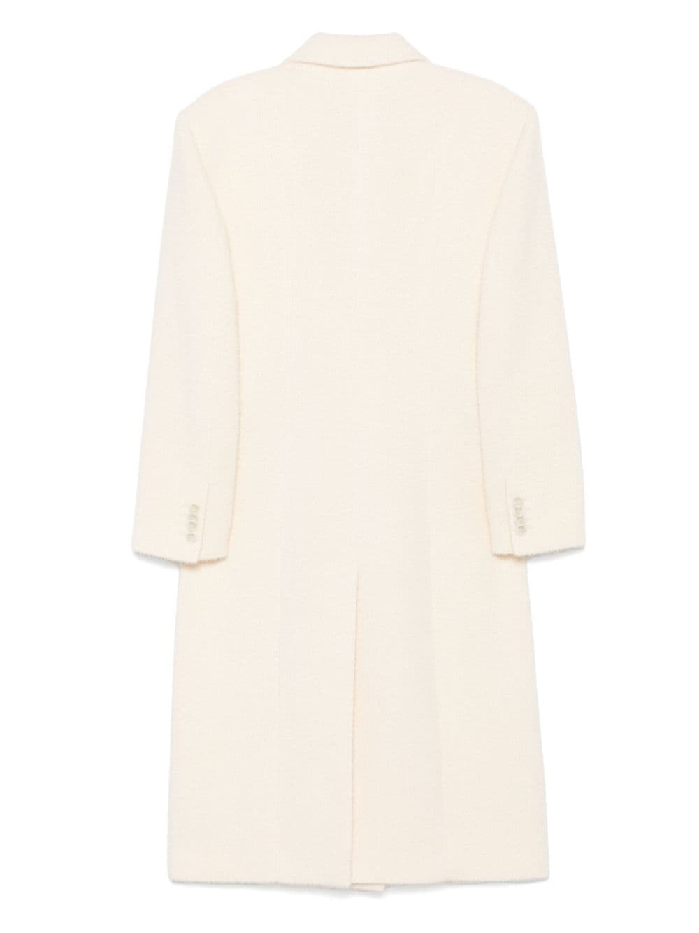 Shop Giuseppe Di Morabito Brushed Coat In White