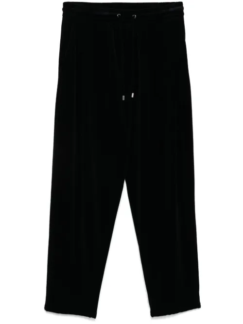 Pantalon Chenille à lien de resserrage - Giorgio Armani - Modalova