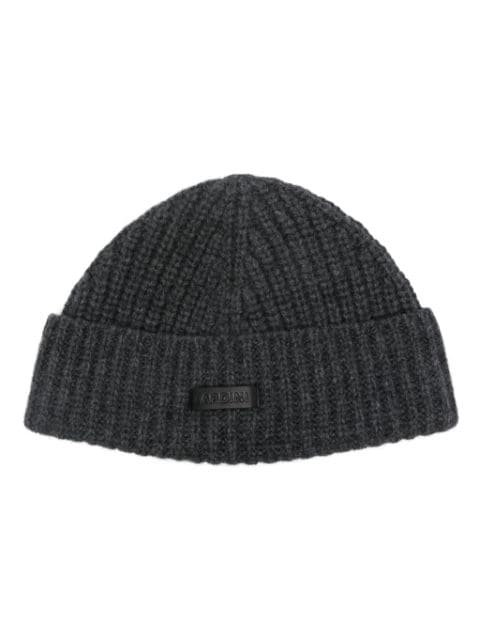 Lardini logo-patch beanie