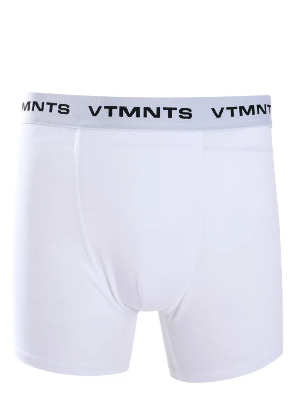 VTMNTS ロゴ ボクサーパンツ | ホワイト | FARFETCH JP