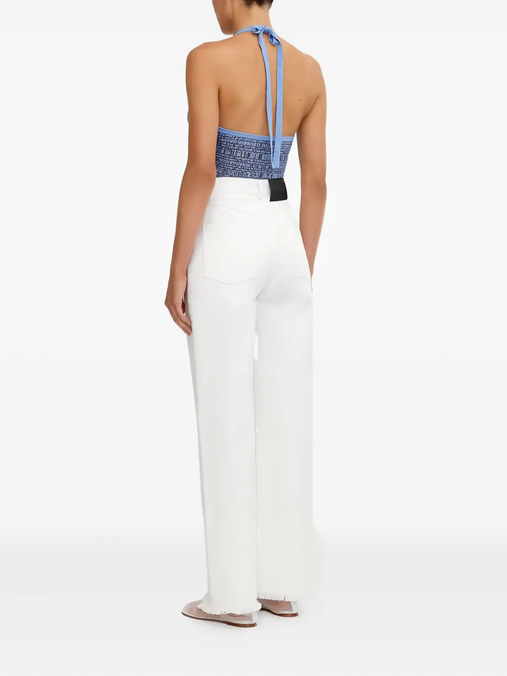 Significant Other Emma Frayed Jeans In White