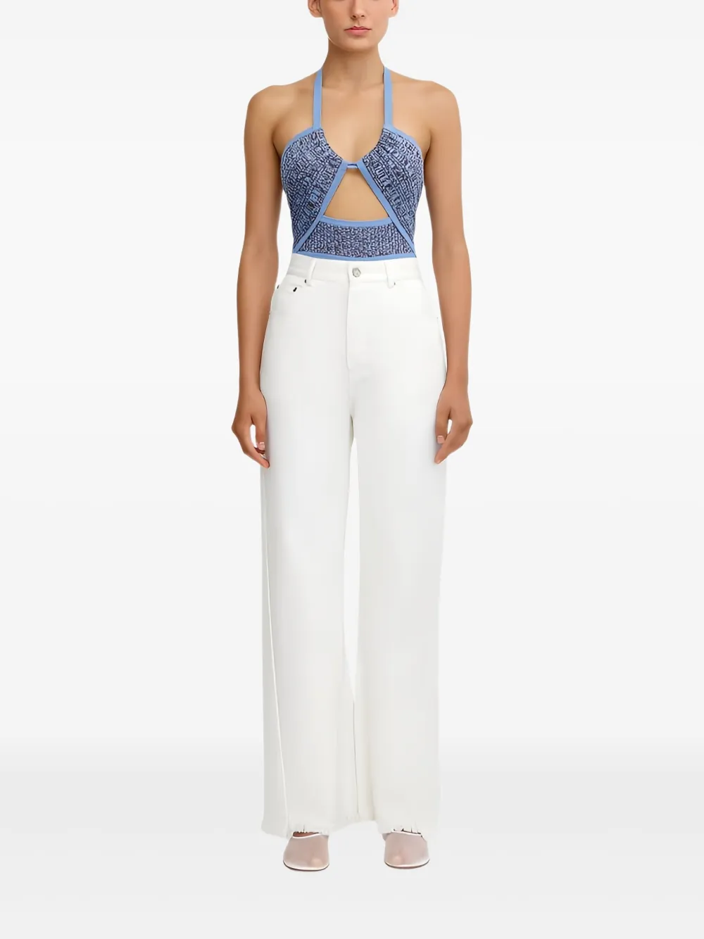 SIGNIFICANT OTHER Emma frayed jeans | White | Image 1