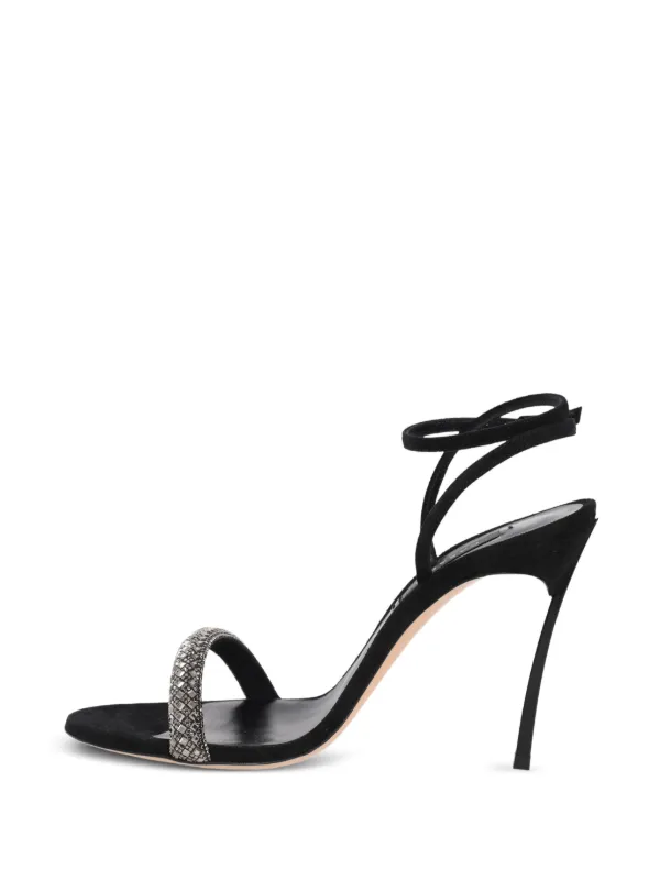 Casadei 100mm Blade Stratosphere Sandals | Silver | FARFETCH