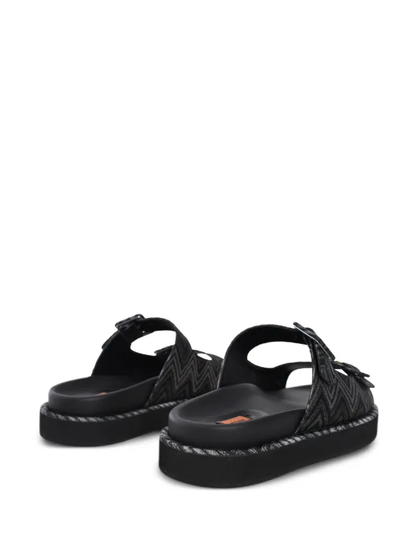 Missoni Zigzag Clea Sandals | Black | FARFETCH