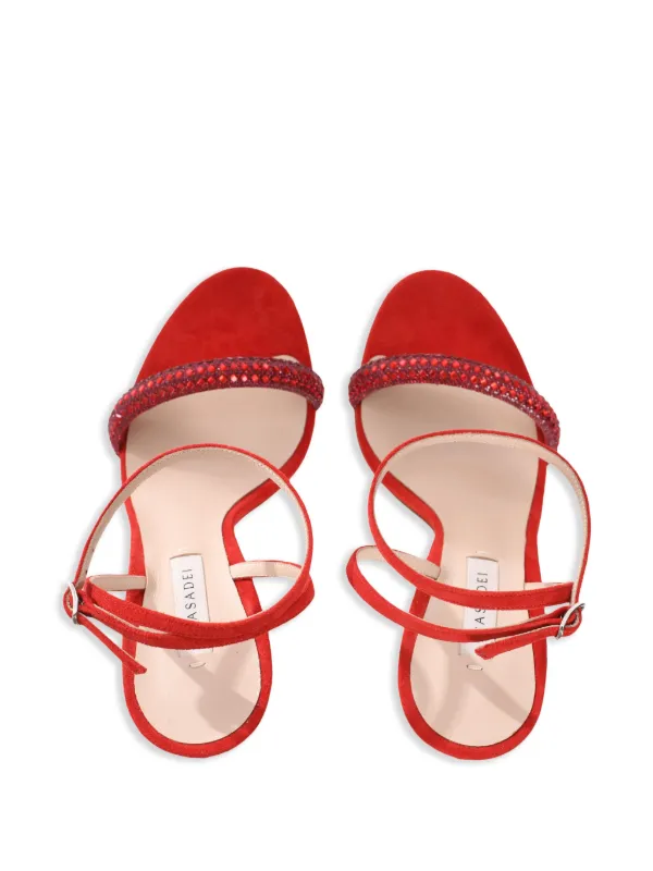 【CASADEI】 Stratosphere サンダル Casadei 100mm Blade Stratosphere Sandals | Red | FARFETCH