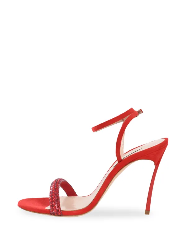 Casadei 100mm Blade Stratosphere Sandals | Red | FARFETCH