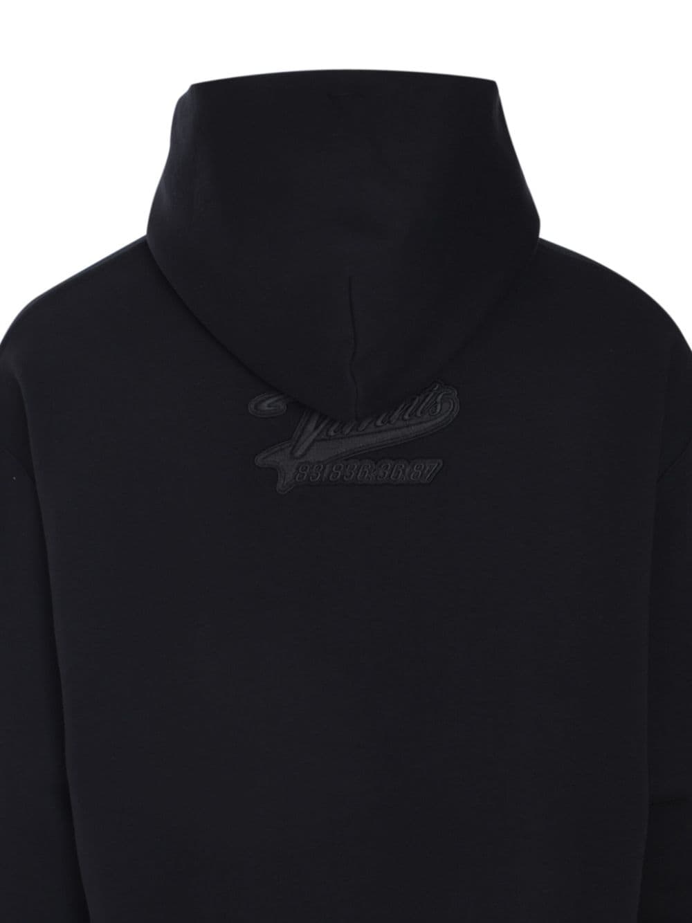 Shop Vtmnts College Hoodie In Black