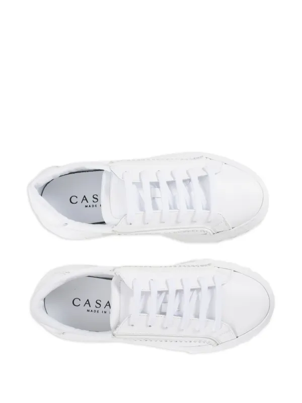 スニーカー CASADEI WHITE SNEAKERS Amazon.com | Casadei Women's White Leather Fashion Sneakers