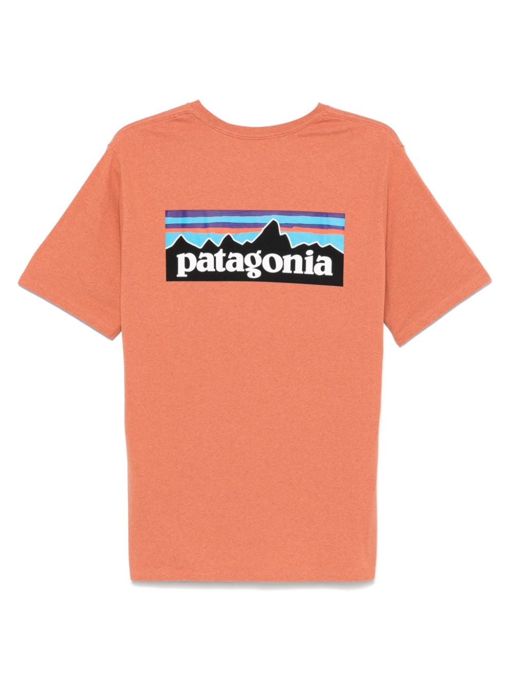 Shop Patagonia Logo-print T-shirt In 橘色