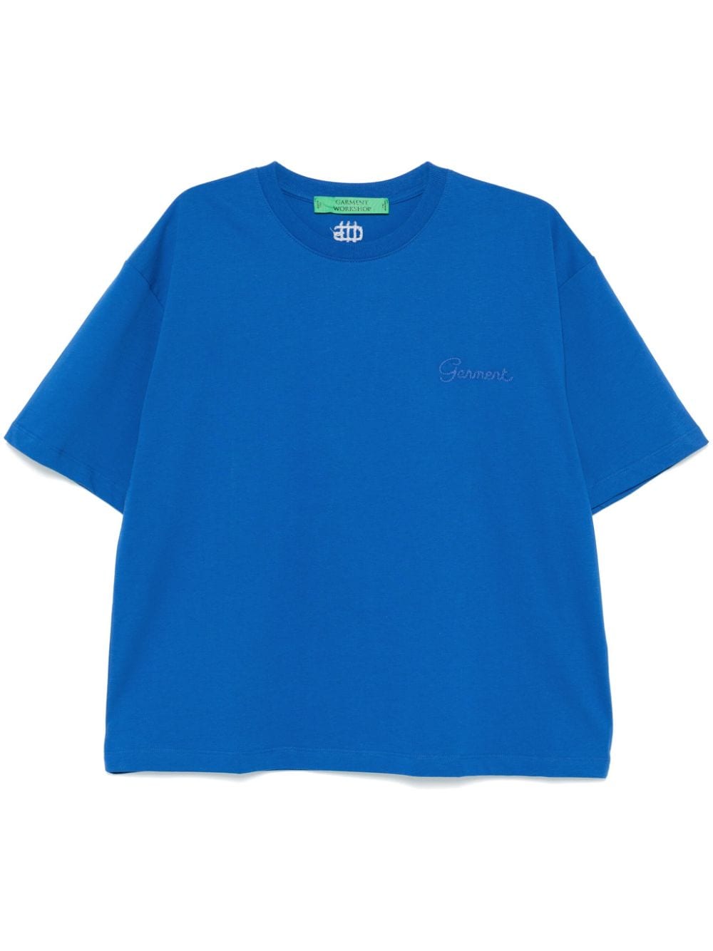 logo-embroidered T-shirt