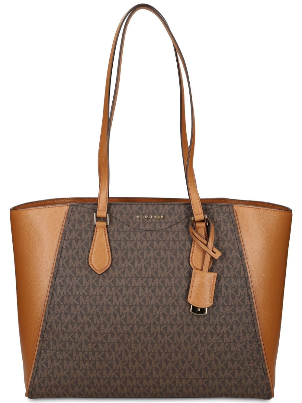 Shop Michael Michael Kors Monogram-pattern Tote Bag In Brown