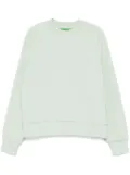 Garment workshop logo-embroidered sweatshirt - Green