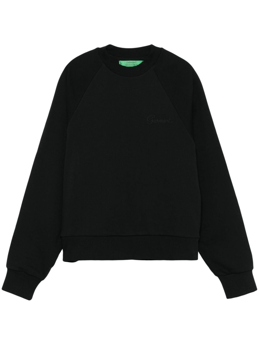 logo-embroidered sweatshirt