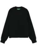 Garment workshop logo-embroidered sweatshirt - Black