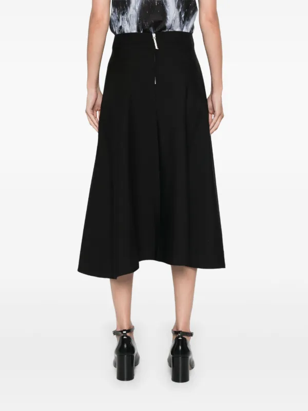 Marni virgin-wool Midi Skirt | Black | FARFETCH