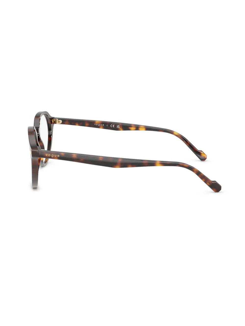  Vogue Eyewear Round-frame Glasses - Brown 