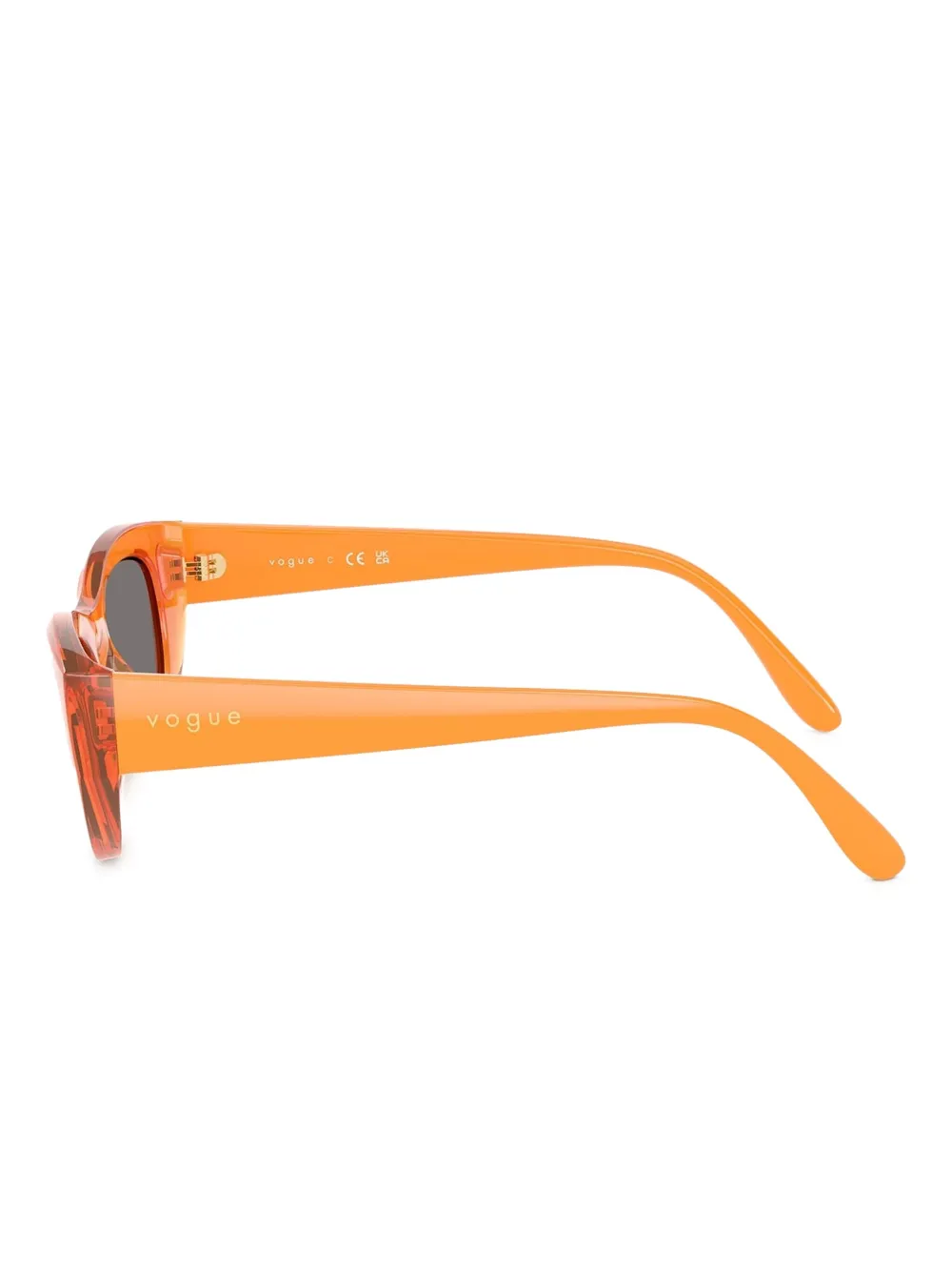 Vogue Eyewear Zonnebril met rechthoekig montuur Oranje