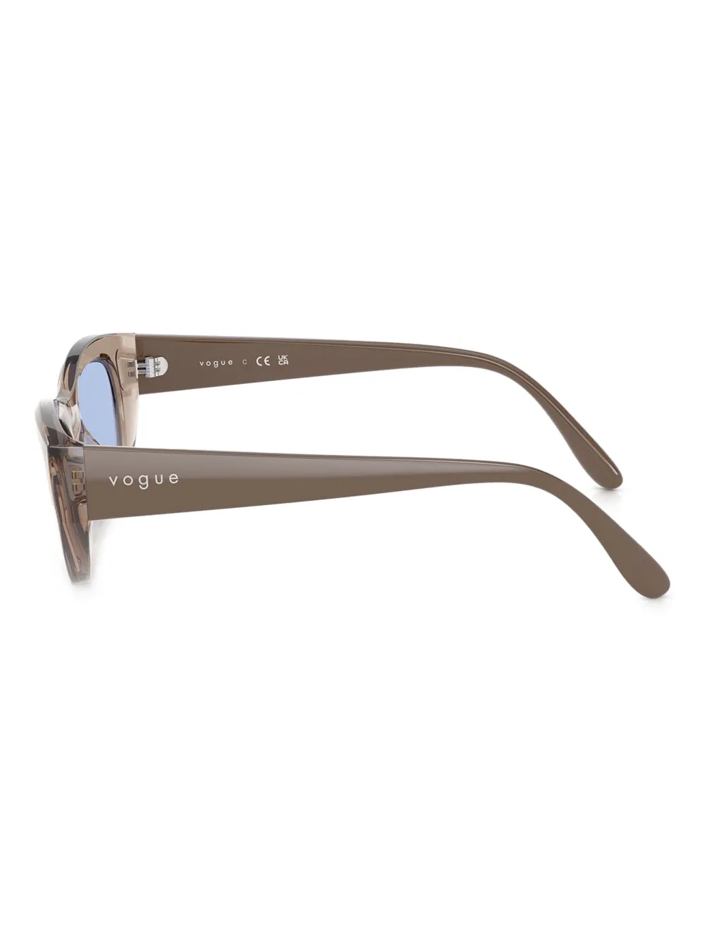 Vogue Eyewear Zonnebril met cat-eye montuur Beige