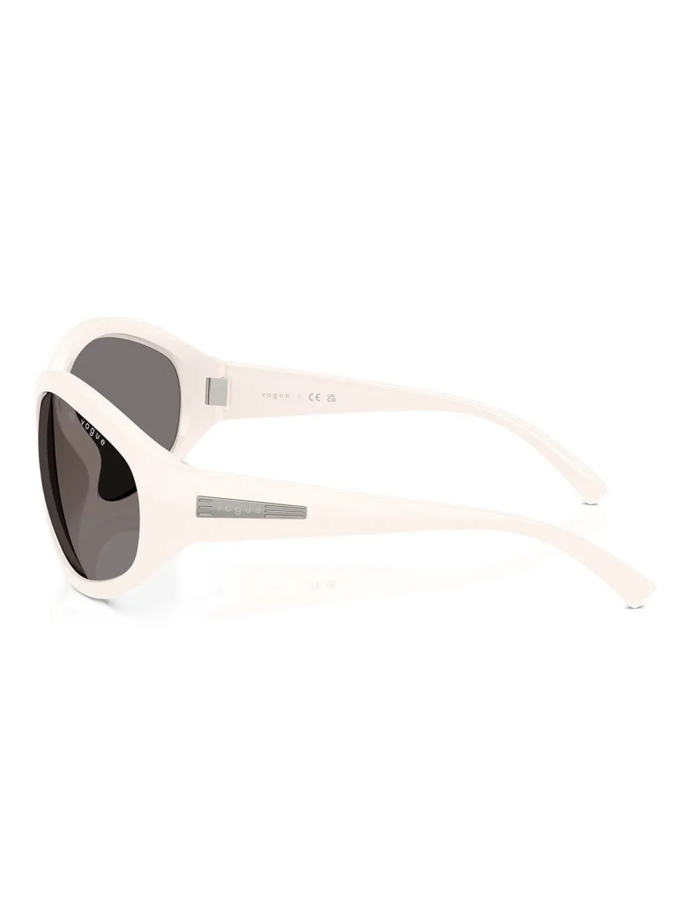 Vogue Eyewear Zonnebril met ovalen montuur Wit