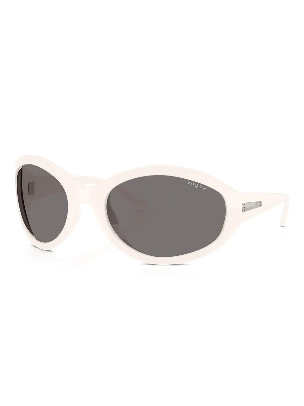 Vogue Eyewear Zonnebril met ovalen montuur - Wit