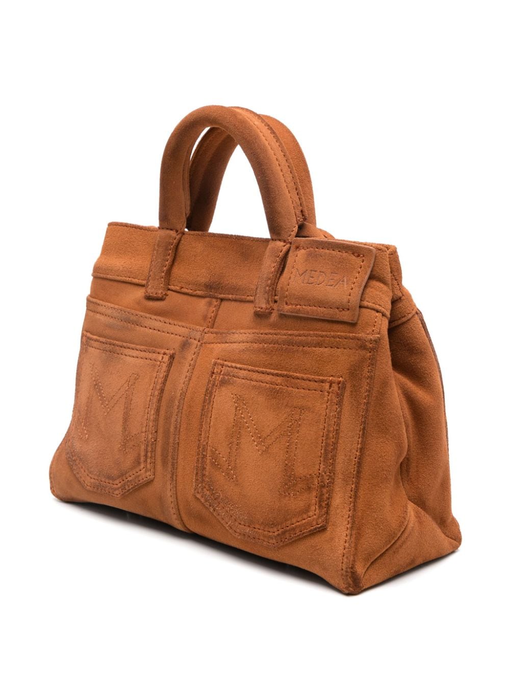 Shop Medea Small Nina Tote Bag In Brown